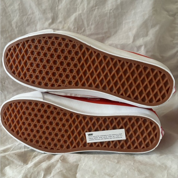 NWOT Wtaps x Vans OG Sk8 Hi LX Bones Orange Size 8.5 VN0A4BVB20Q - Picture 5 of 7